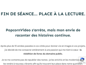 Screenshot of popcornvideo.fr