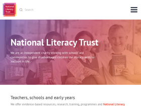 'literacytrust.org.uk' screenshot