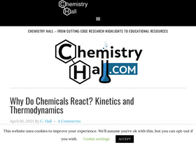 'chemistryhall.com' screenshot