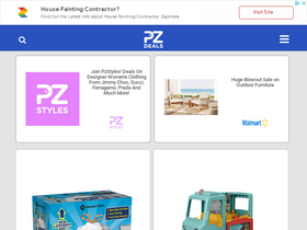 'pzdeals.com' screenshot