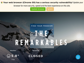 'theremarkables.co.nz' screenshot