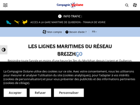 'compagnie-oceane.fr' screenshot