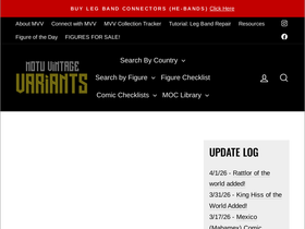 motuvintagevariants.com homepage screenshot