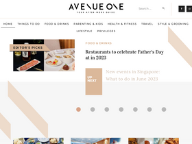 'avenueone.sg' screenshot