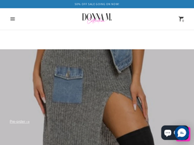 donnamcollection.shop homepage screenshot