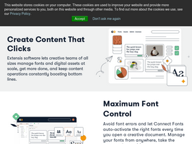 'extensis.com' screenshot