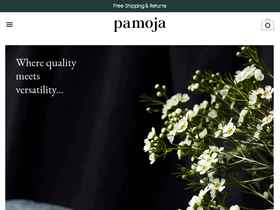 pamojabags.com homepage screenshot