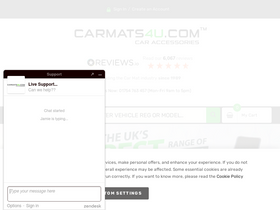 'carmats4u.com' screenshot