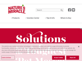 'naturesmiracle.com' screenshot