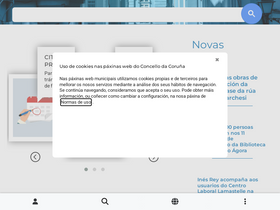'coruna.gal' screenshot