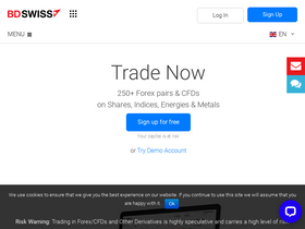 'bdswiss.com' screenshot