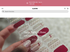 Lavu homepage screenshot