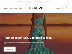 Elcevi homepage screenshot