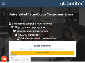 'portal.unitec.edu' screenshot