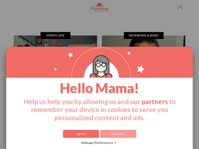 'mummypages.ie' screenshot