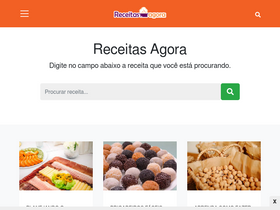 'receitasagora.com.br' screenshot