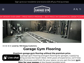 garagegymflooring.com homepage screenshot