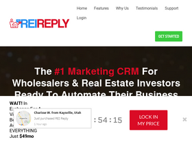 'reireply.com' screenshot