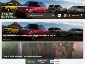 'rangerovers.net' screenshot