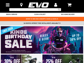 'evocycles.co.nz' screenshot