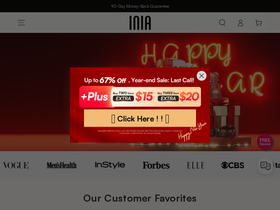 Theinia website screenshot