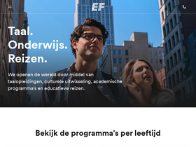 'ef.nl' screenshot