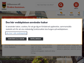 'orebro.se' screenshot
