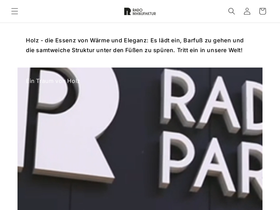rado-parkett.de homepage screenshot