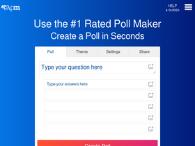 'poll-maker.com' screenshot