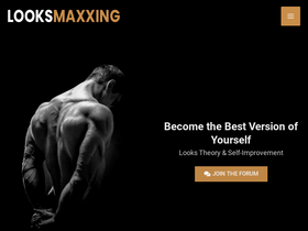 'looksmaxxing.com' screenshot