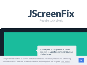 'jscreenfix.com' screenshot