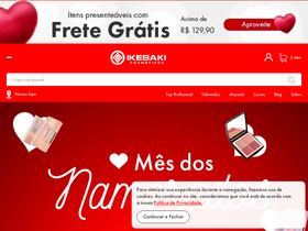 'ikesaki.com.br' screenshot