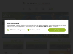 'geminiduo.hu' screenshot