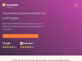 'foratable.com' screenshot