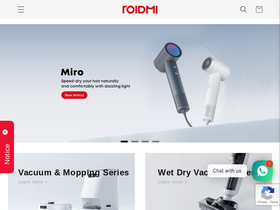 'roidmi.com' screenshot