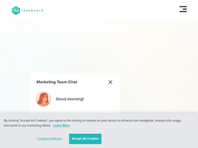 'taskworld.com' screenshot