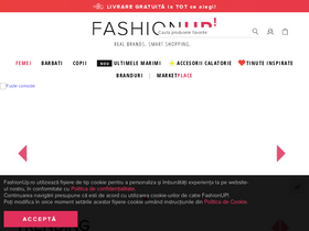 'fashionup.ro' screenshot