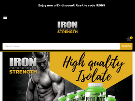 'ironstrength.es' screenshot