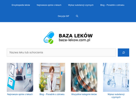 'baza-lekow.com.pl' screenshot