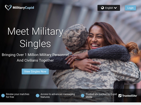 'militarycupid.com' screenshot