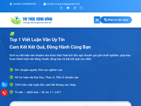 'trithuccongdong.net' screenshot