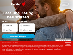 'parship.ch' screenshot