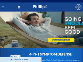 'phillipsdigestive.com' screenshot