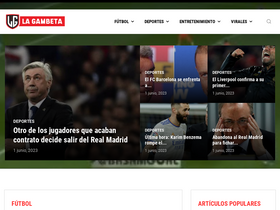 'lagambeta.com' screenshot
