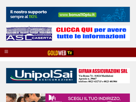 'goldwebtv.it' screenshot