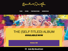 'laurendaigle.com' screenshot