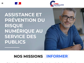 'cybermalveillance.gouv.fr' screenshot