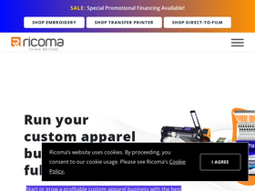'ricoma.com' screenshot