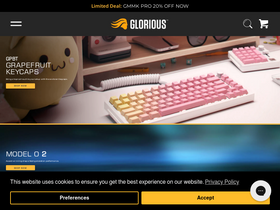 'gloriousgaming.com' screenshot