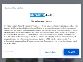 'agrigentooggi.it' screenshot